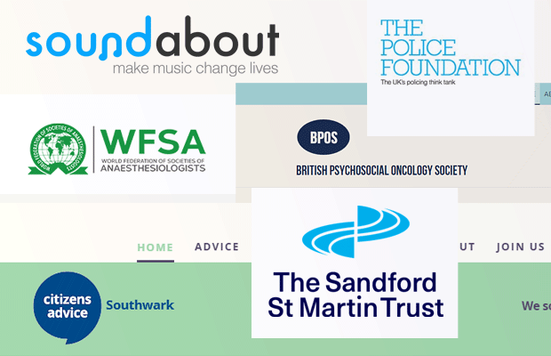 Charities we've worked with